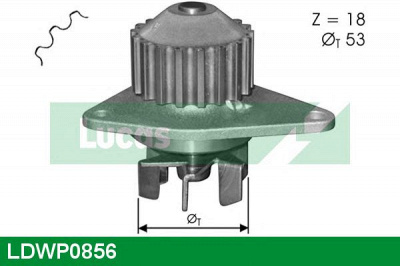 LUCAS ENGINE DRIVE ldwp0856 -  Водяной насос